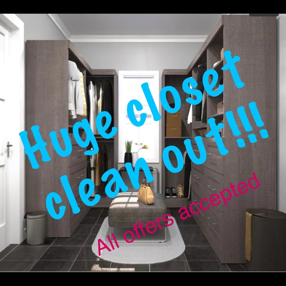 Closet clearance!!!! Make me offers!